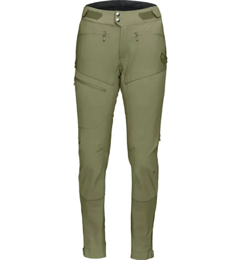 Norrona Fjørå Flex1 Pants - pantaloni lunghi MTB - donna Green