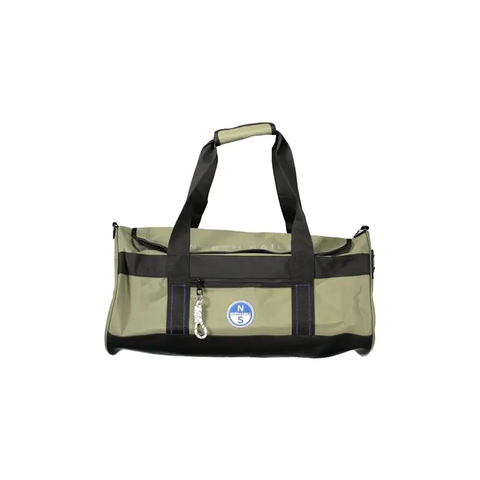 North Sails Borsa a Tracolla Uomo Verde Stampa Logo