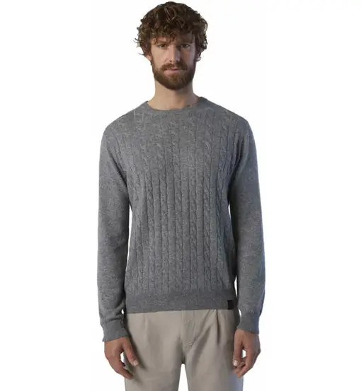 North Sails Cable Cashmere Blend M - maglione - uomo Grey