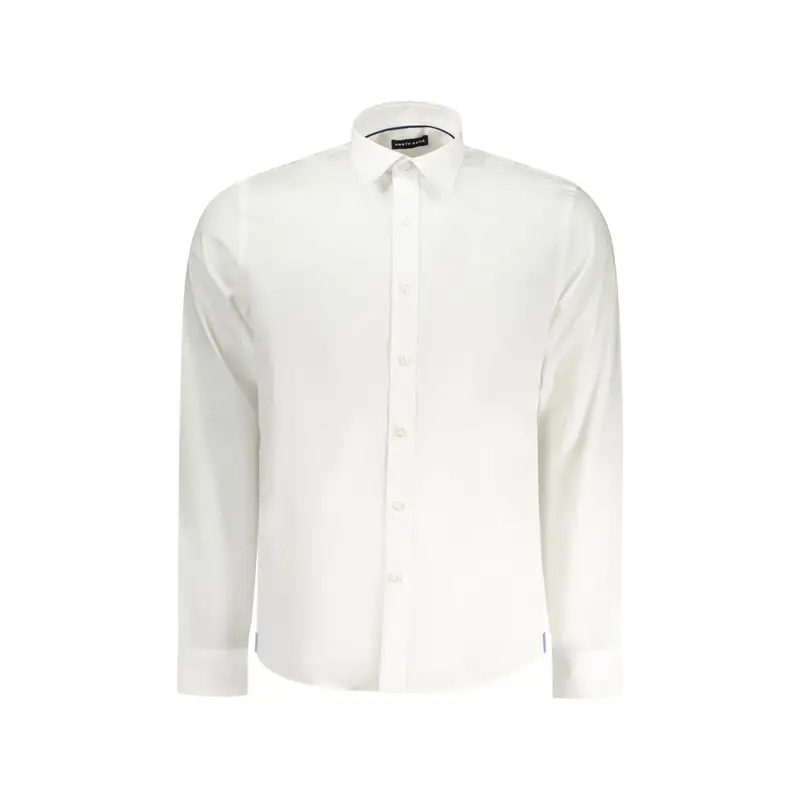 North Sails Camicia Maniche Lunghe Uomo Bianca con Ricamo