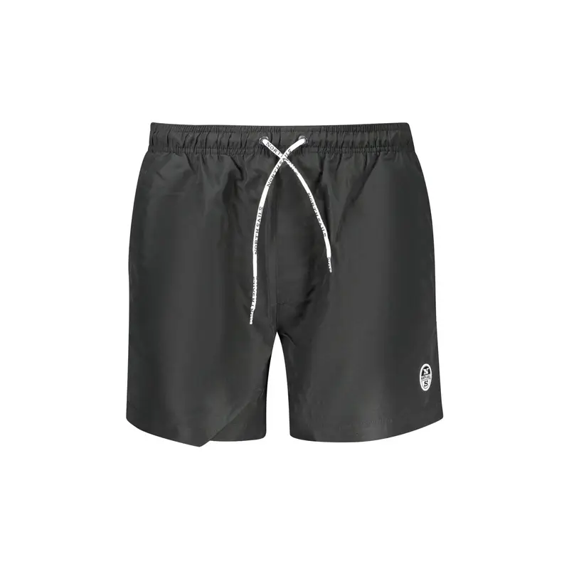 North Sails Costume Mare Uomo Nero Logo