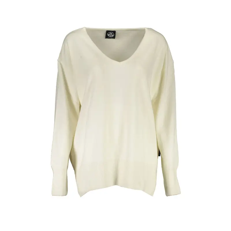 North Sails Maglia Donna Bianca Logo Bianco