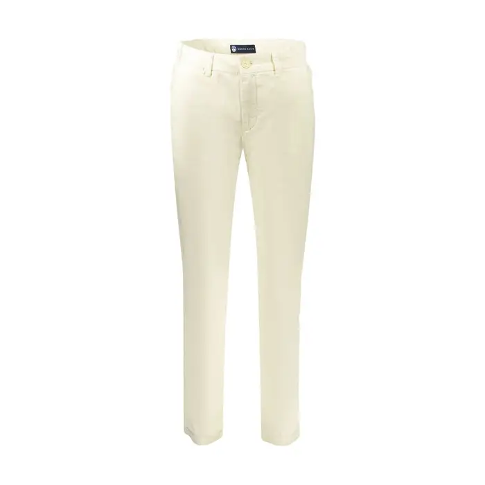 Pantaloni Donna Bianco Slim Fit Logo