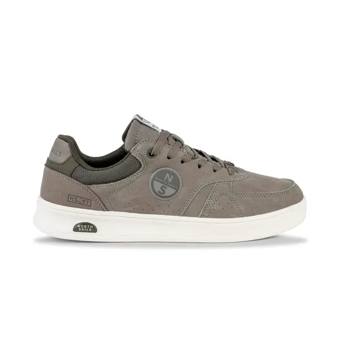 NORTH SAILS Sneakers beige da uomo con lacci e stemma laterale
