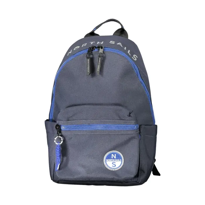 Zaino Uomo Blu Stampa Logo