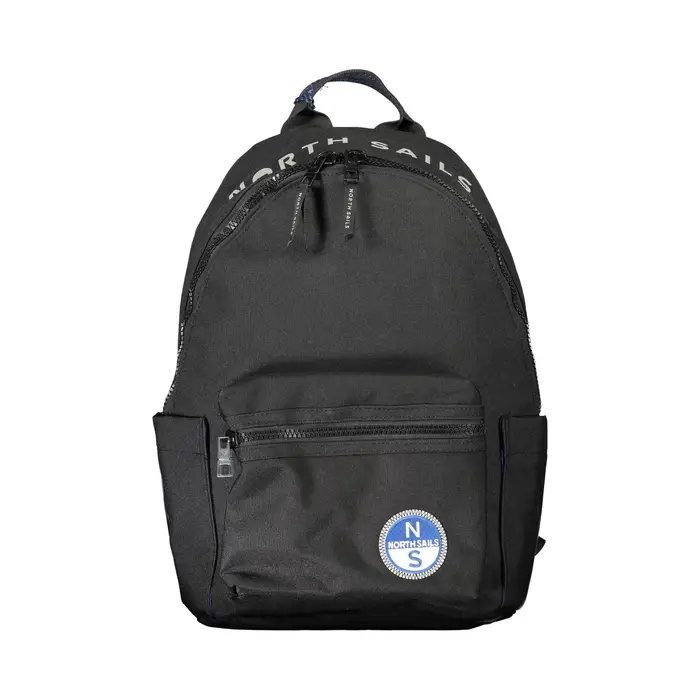 Zaino Uomo Nero Stampa Logo
