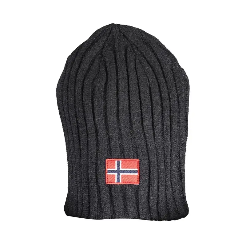 Norway 1963 Cappello Berretto Uomo Nero Ricamo