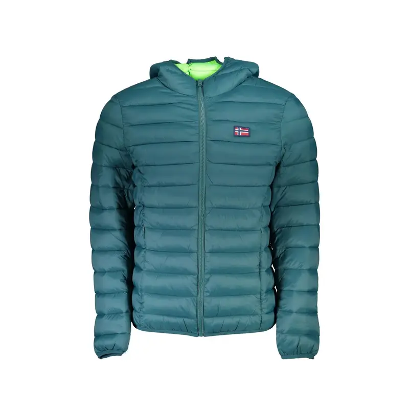 Norway 1963 Giubbotto Uomo Verde con Cappuccio e Zip