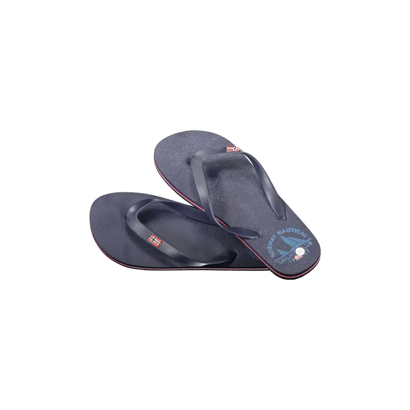 Norway 1963 NORWAY Ciabatte Infradito Uomo Blu con Stampa e Logo