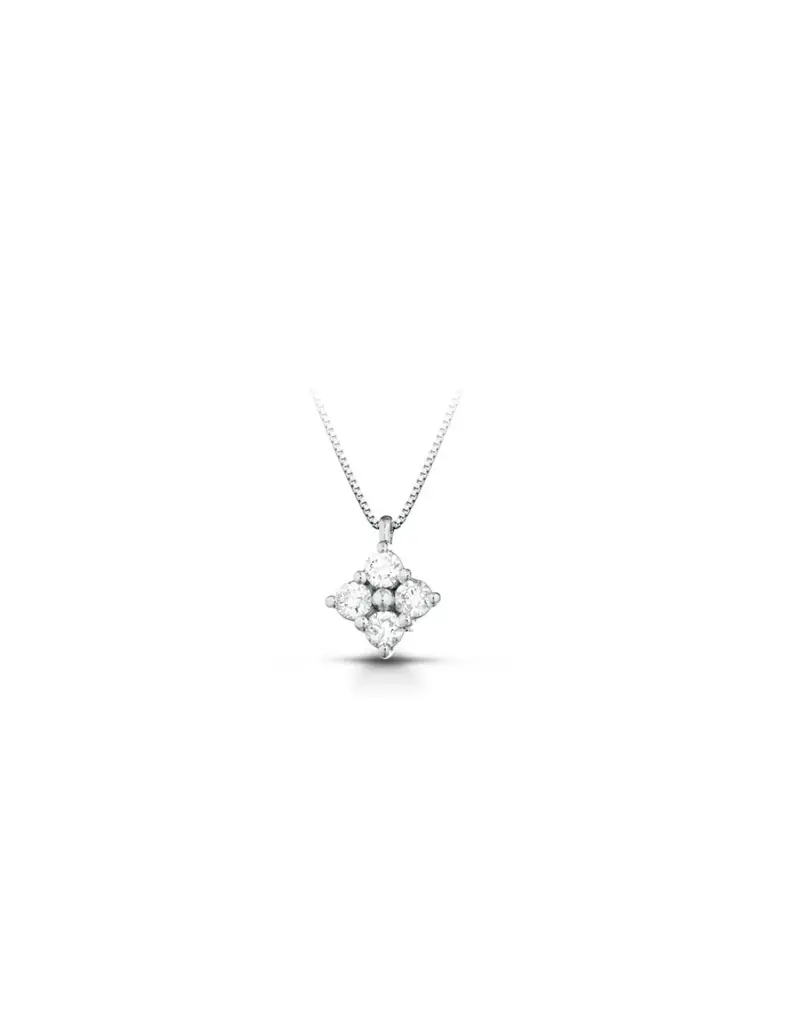 NOTINI-ORO Girocollo in oro bianco 18Kt con diamanti naturali C-CIOVEGA/4