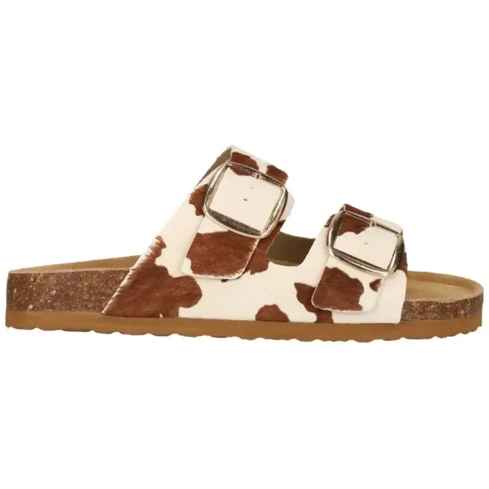 Nou Sandali da donna in pelle Reina Marron