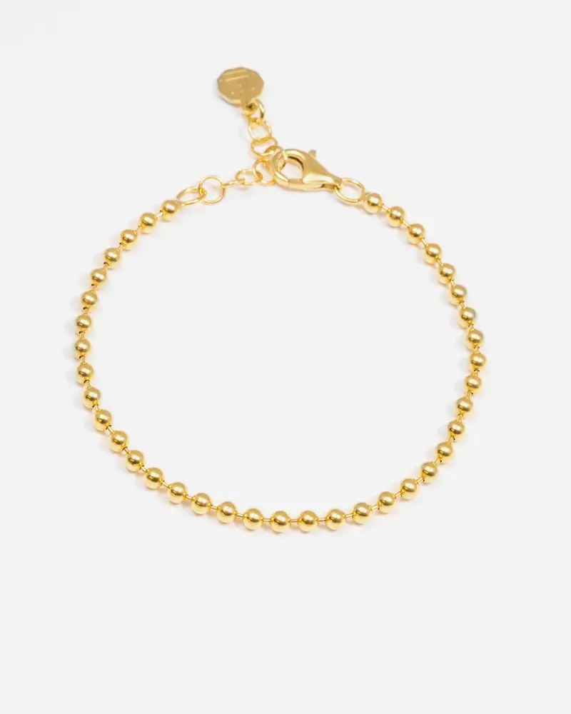 Nove25 Archive Sale 50 Bracciale Sfere 300 Placcato Oro Giallo Lucido