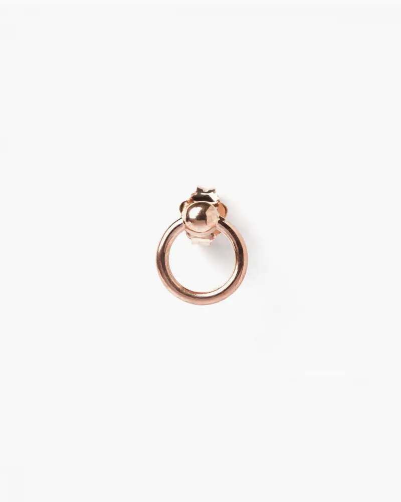Nove25 Archive Sale 50 Orecchino Singolo Lobo Small Piercing Oro Rosa Lucido