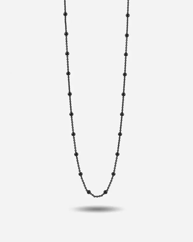 Nove25 Collana Rosario 300 Rutenio Lucido