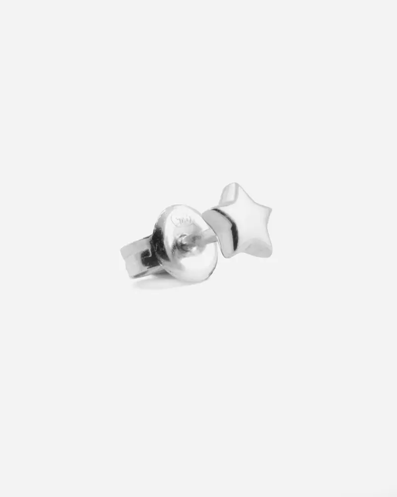 Nove25 Orecchino A Lobo Piercing Stella Lucido
