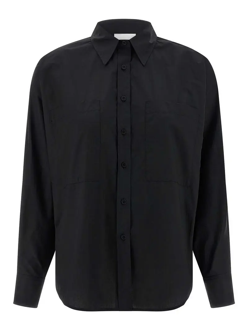 Nude Camicia a maniche per pipistrello Nero