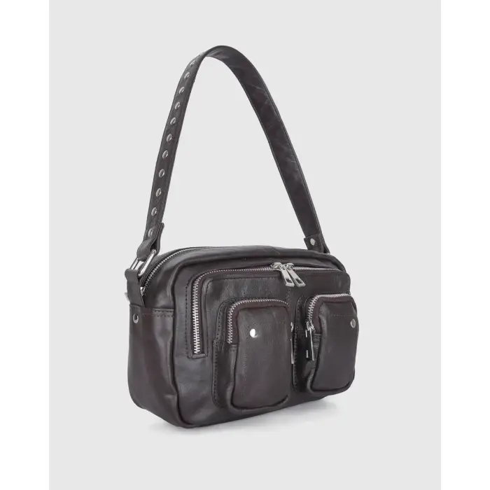 Borsa a tracolla da donna Nunoo Ellie Air Marron