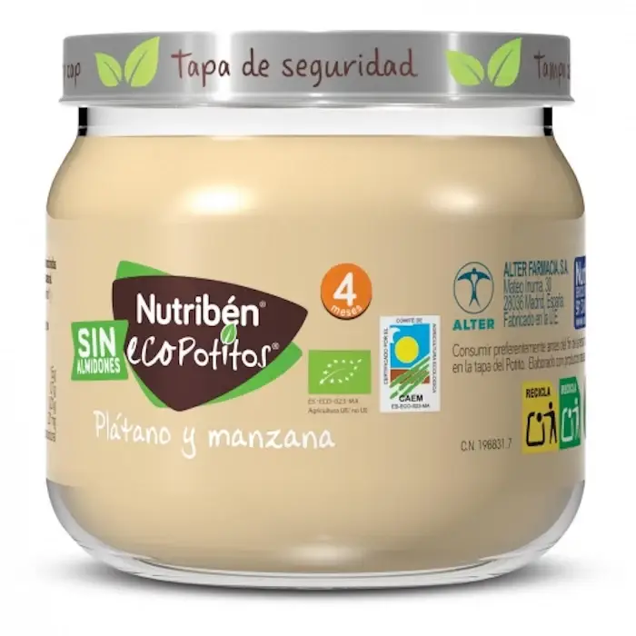 Nutriben e Ecopotito Banana mela 120g
