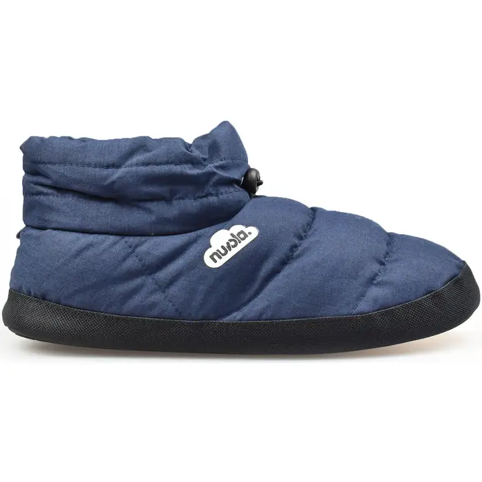 Nuvola Pantofole Boot Home Marbled Suela de Goma Blu