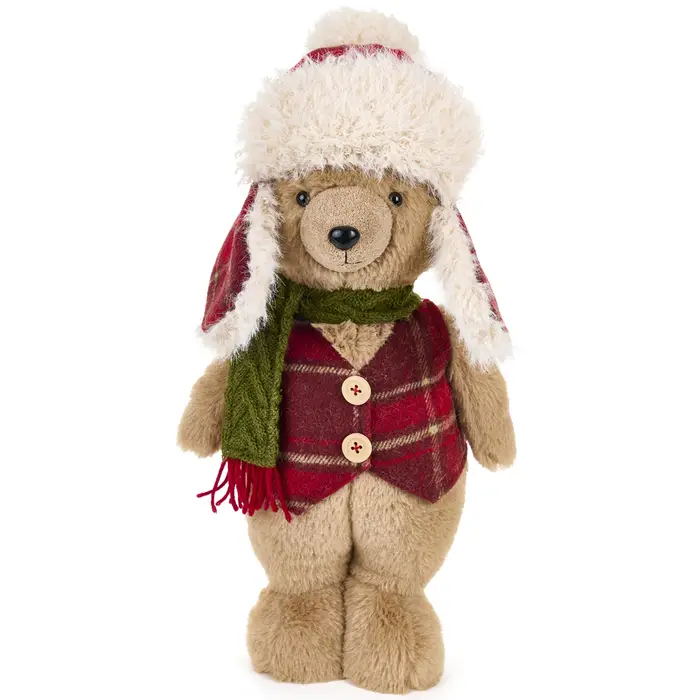 Nuvole Di Stoffa Decoro natalizio orso in piedi xad251603a unica