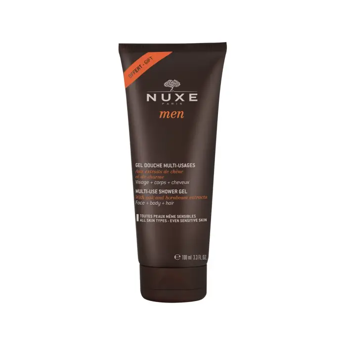 Nuxe multiuso da uomo, gel doccia, su tutto il corpo, per tutti i tipi di pelle, 100 ml