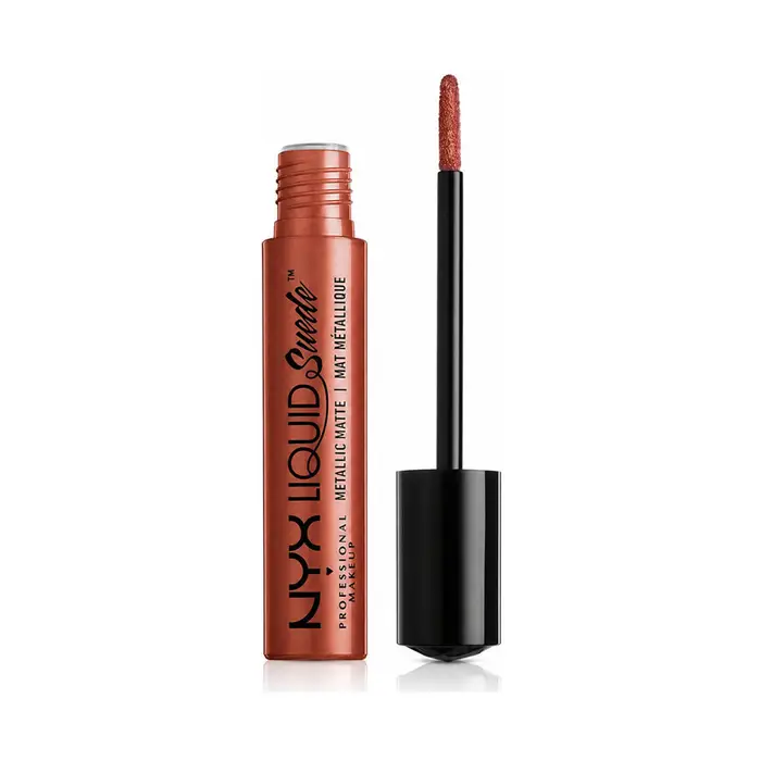 Nyx Professional Make Up Rossetti Liquid Suede Metallic Matte Lipstick - 29 Mauve Mist Marrone