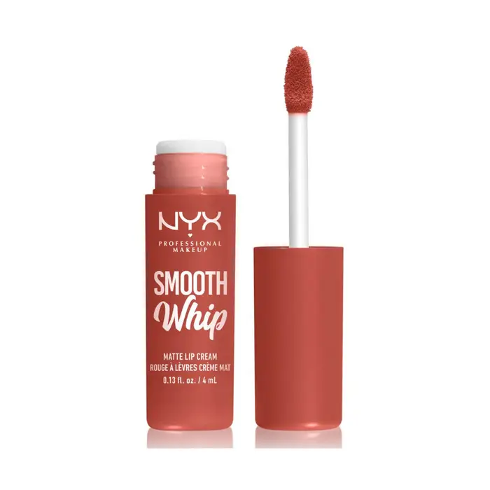 Nyx Professional Make Up Rossetti Matte Cream Lipstick Smooth Whip - 04 Teddy Fluff Marrone