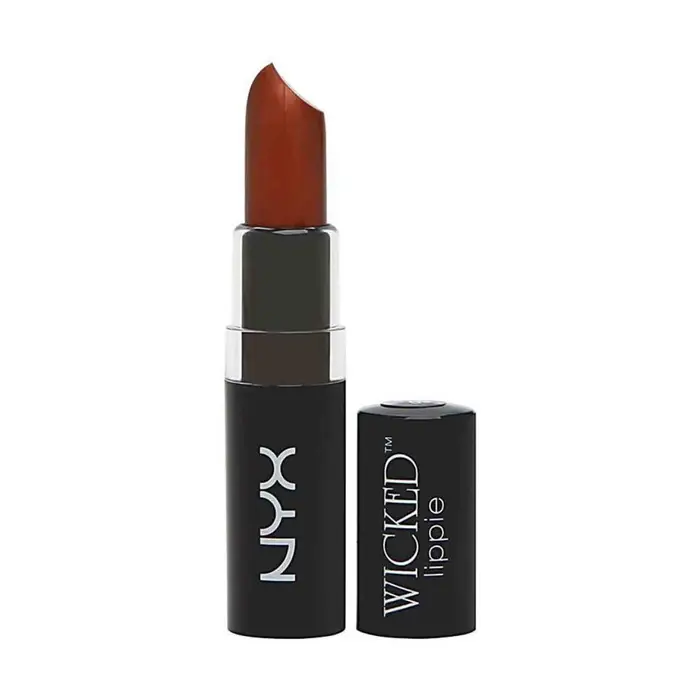 Nyx Professional Make Up Rossetti Metallic Lipstick Wicked Lippies - 04 Wrath Marrone