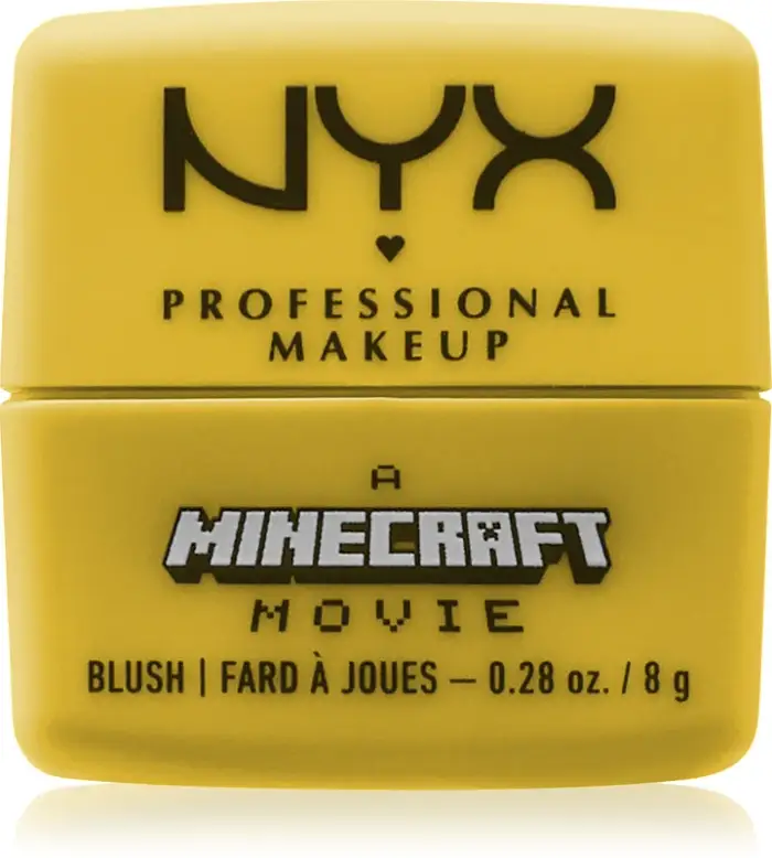 Nyx Professional Makeup A Minecraft Movie blush colore Honeycomb Hottie 8 g