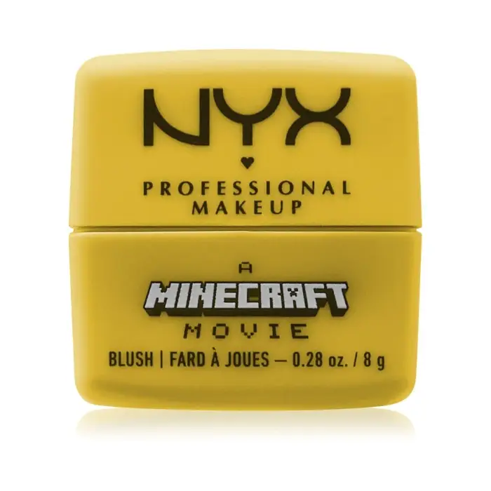 Nyx Professional Makeup A Minecraft Movie blush colore Honeycomb Hottie 8 g