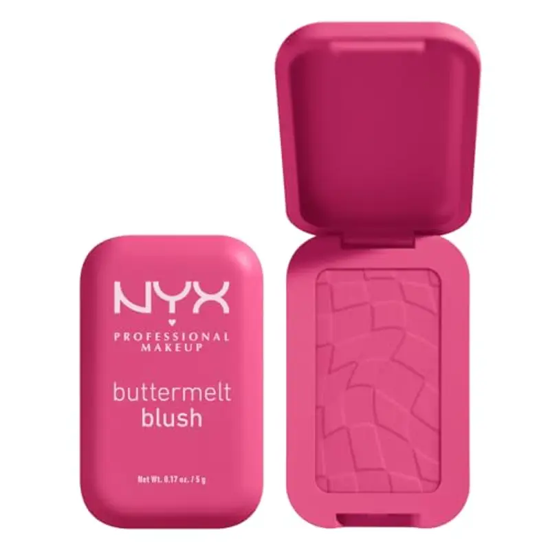 NYX PROFESSIONAL MAKEUP Blush in Polvere, Per un Look Fresco e Colorato, Arricchito con Burro di Mango, Burro di Mandorle e Burro di