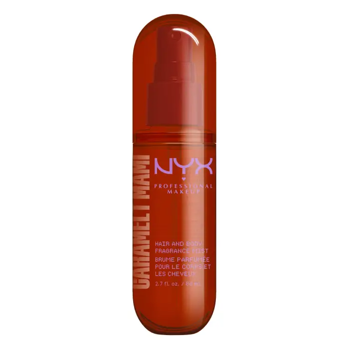 NYX Professional Makeup Corpo Hair & Body Fragrance Mist Caramel - Caramello e Pistacchio 80ml - Acqua Profumata