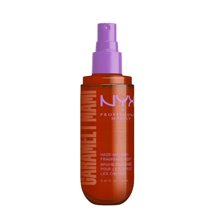 NYX Professional Makeup Corpo Hair & Body Fragrance Mist Caramelt Mami - Caramello e Pistacchio 160ml - Acqua Profumata