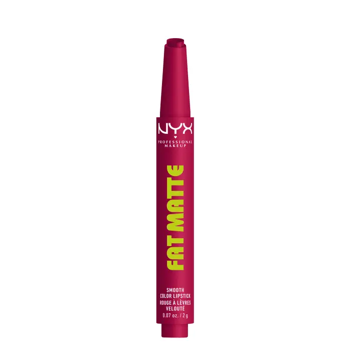 NYX Professional Makeup Fat Matte Smooth Color Lipstick 14 Hibiscus Hug 2g - Rossetto mat