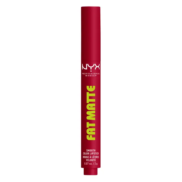 NYX Professional Makeup Fat Matte Smooth Color Lipstick 17 Scarlet Snuggles 2g - Rossetto mat