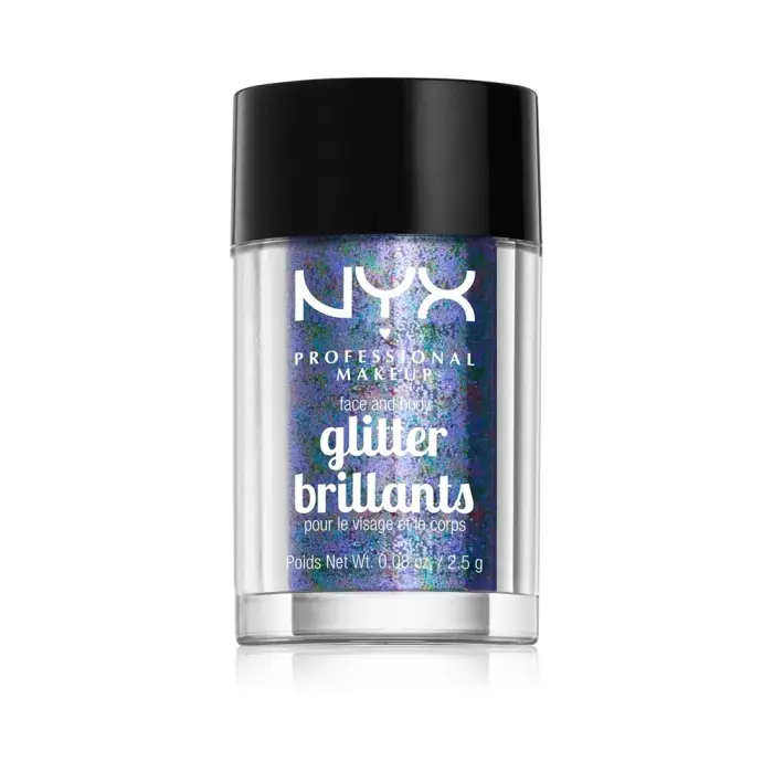 Nyx Professional Makeup Glitter Brillantini per viso e corpo colore 11 Violet 2.5 g