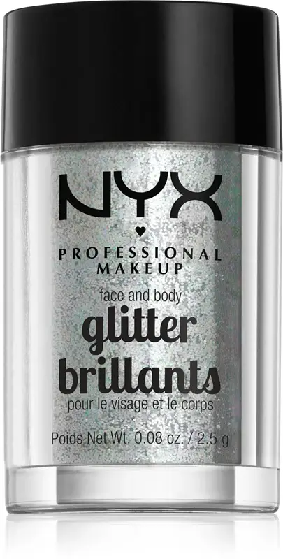 Nyx Professional Makeup Glitter Brillantini per viso e corpo colore 07 Ice 2.5 g