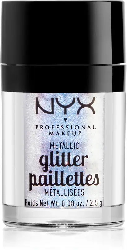 Nyx Professional Makeup Glitter Goals metallizzati per viso e corpo colore 05 Lumi-lite 2, 5 g