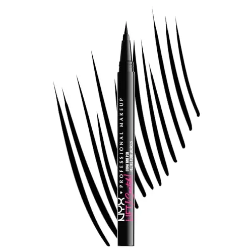 NYX PROFESSIONAL MAKEUP Lift And Snatch Penna Sopracciglia, A prova di sbavature, No transfer, Nero