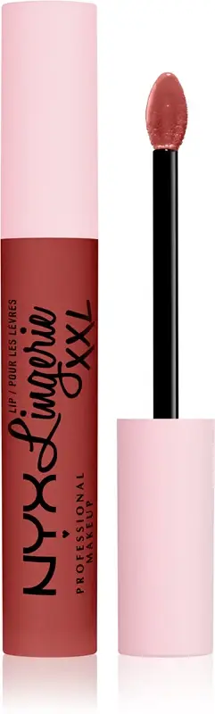 Nyx Professional Makeup Lingerie XXL rossetto liquido con finish matte colore 07 - Warm up 4 ml