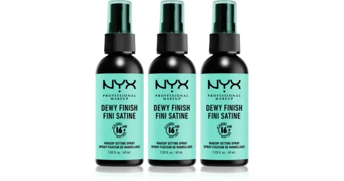 Nyx Professional Makeup Makeup Dewy spray fissante 3x60 ml