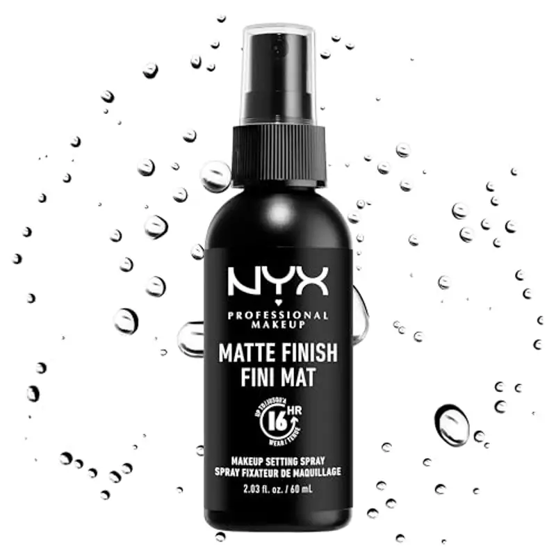 NYX PROFESSIONAL MAKEUP Setting Spray, Formula fissante leggera a lunga tenuta, Finish matte, 60 ml