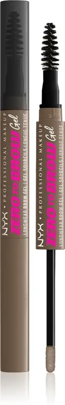 Nyx Zero Gel sopracciglia 02-Ash Brown 2ml