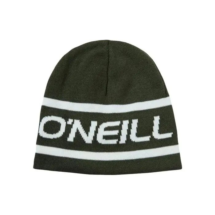 O Neill Berretto Réversible Logo Beanie Kaki