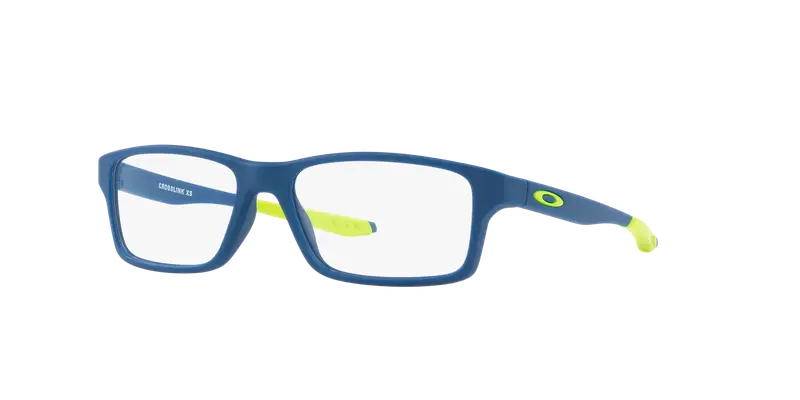 Oakley Bambino OY8002 CROSSLINK XS 800204 Montature da vista O_Matter Blu Trasparente Squadrata Normale