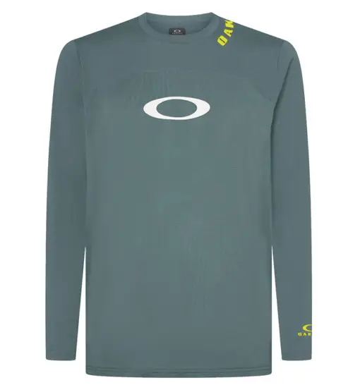 Oakley Bikeshirt manica lunga Free Ride RC Verde
