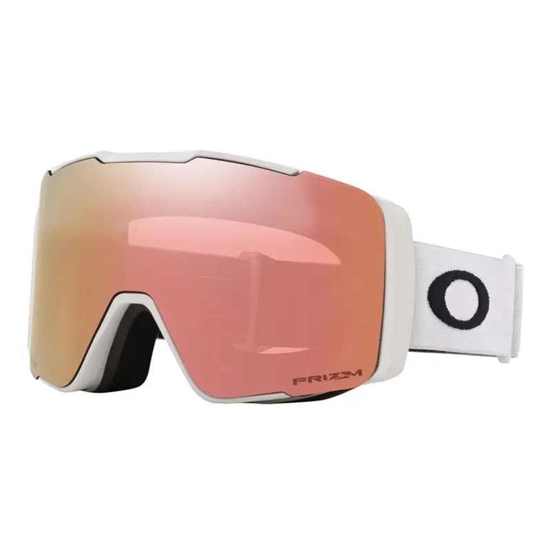 Oakley MASCHERA LINE MINER PRO M PRIZM™ SNOW ROSE GOLD IRIDIUM Bianco