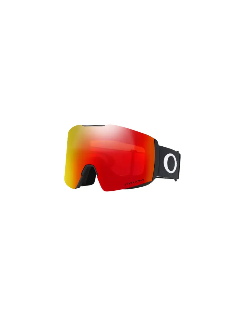 Oakley SALDI Maschera da sci Fall Line L 7099-02 Matte Black Prizm Snow Torch Iridium