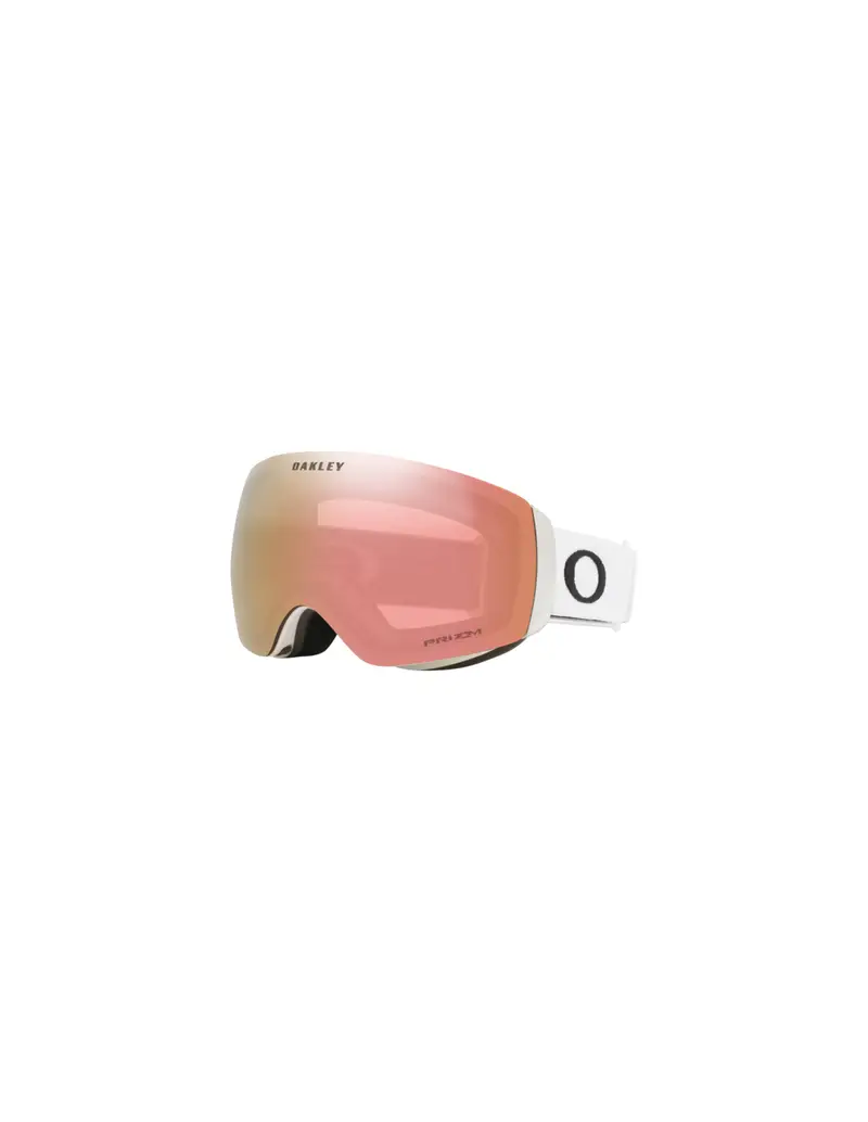 Oakley SALDI Maschera da sci Flight Deck M 7064-C9 Matte White Prizm Rose Gold Iridium