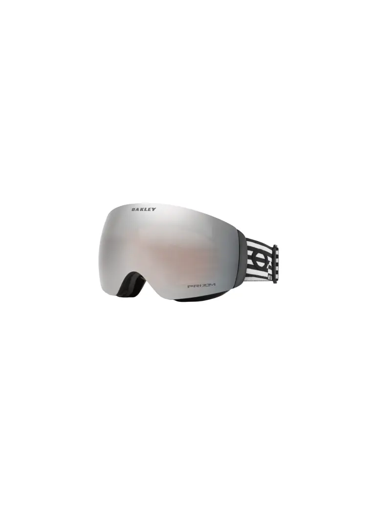 Oakley SALDI Maschera da sci Flight Deck M 7064-F9 Black/White Geo Prizm Snow Black Iridium